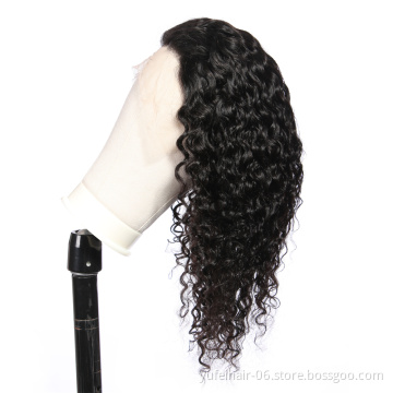 Wholesale Glueless Deep Kinky Curly Brazilian Virgin Human Hair 13x6 Lace Front Wig With Baby Hair Double Drawn Wigs